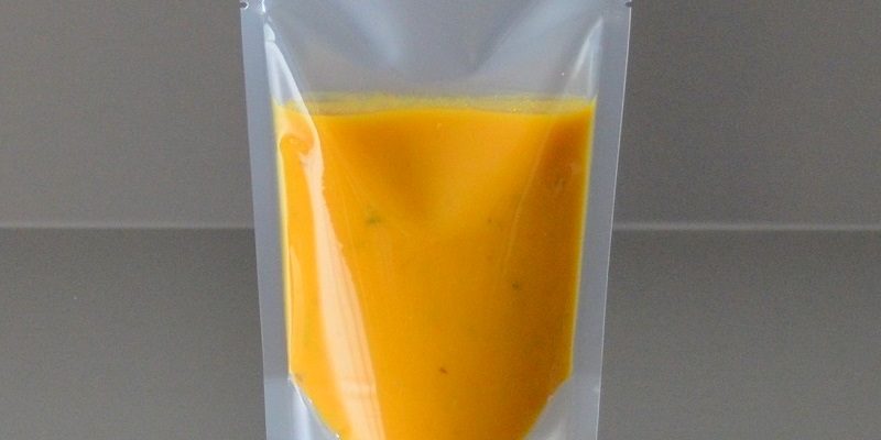 soup in stand up pouch