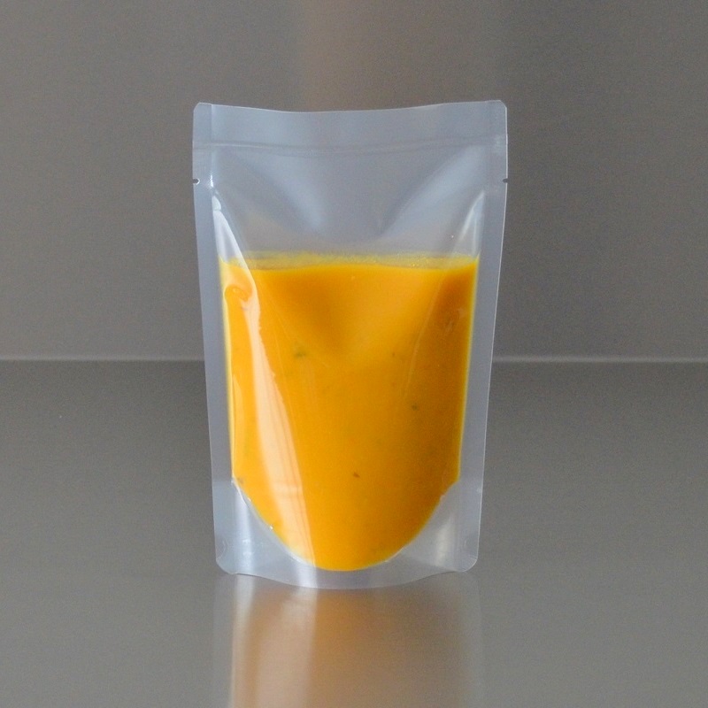 soup in stand up pouch