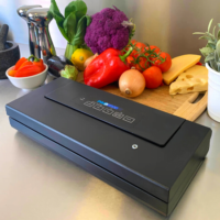 Vs105 Vacuum Sealer black Fresh Produce In Background