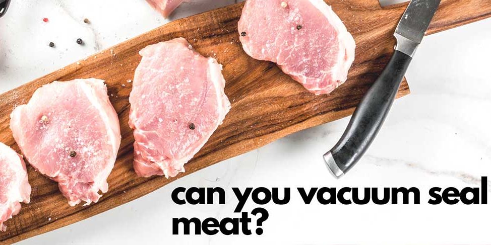 can you vacuum seal meat?