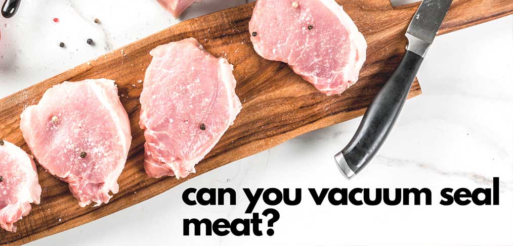 can you vacuum seal meat?